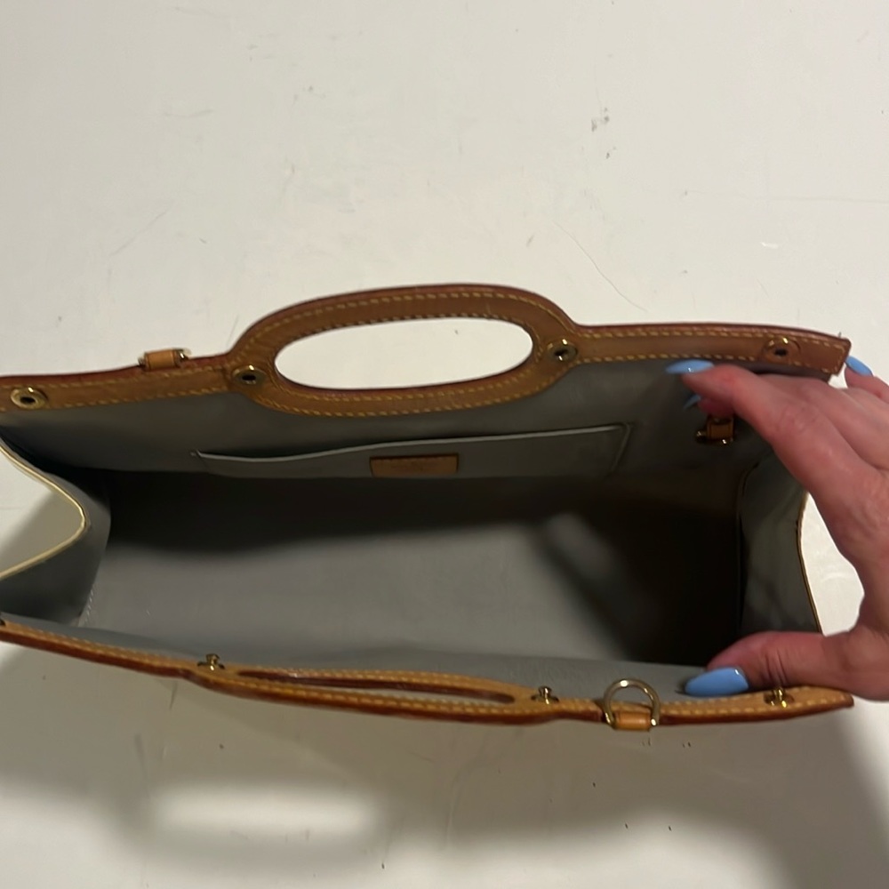 Louis Vuitton monogram vernis Roxbury Drive yellow handbag LM0076 - Picture 5 of 14